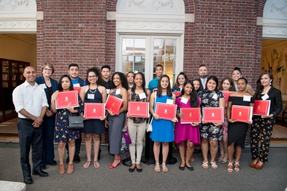 Brown honors 20 Providence high school grads with college scholarships